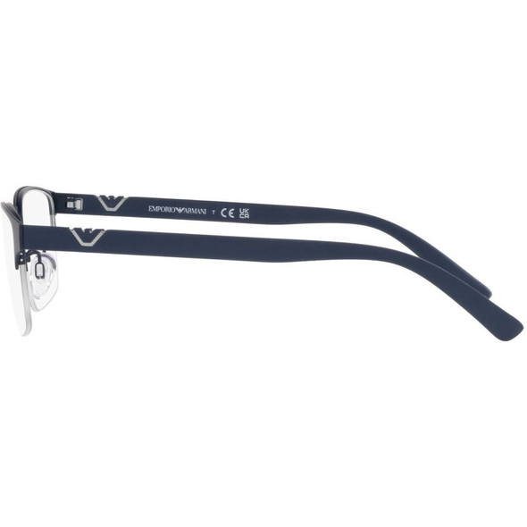 EMPORIO ARMANI 0EA1138 Men Eyewear, Matte Blue (3018), Size: 56