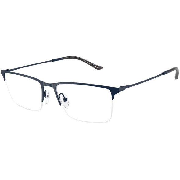EMPORIO ARMANI 0EA1171 Men Eyewear, Matte Blue (3018), Size: 55