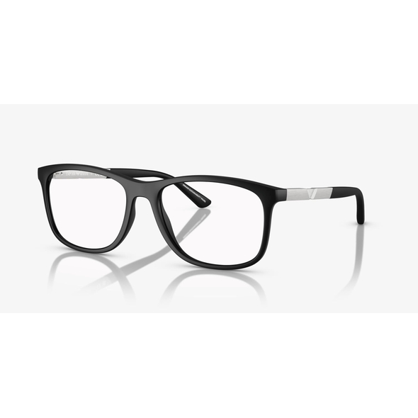 EMPORIO ARMANI 0EA3247 Men Eyewear, Matte Black (5001), Size: 55