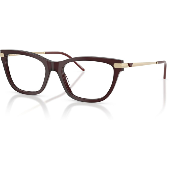 EMPORIO ARMANI 0EA3262 Ladies Eyewear, Shiny Opal Bordeaux (6265), Size: 52