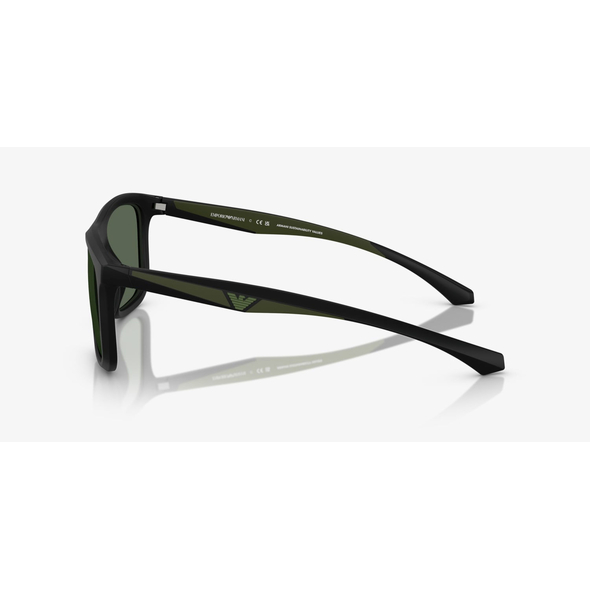 EMPORIO ARMANI 0EA4234U Men Eyewear, Matte Black (500171), Size: 57
