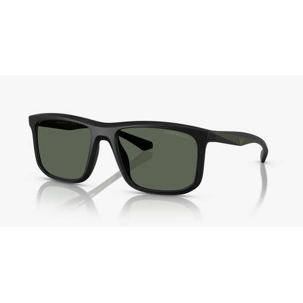 EMPORIO ARMANI 0EA4234U Men Eyewear, Matte Black (500171), Size: 57