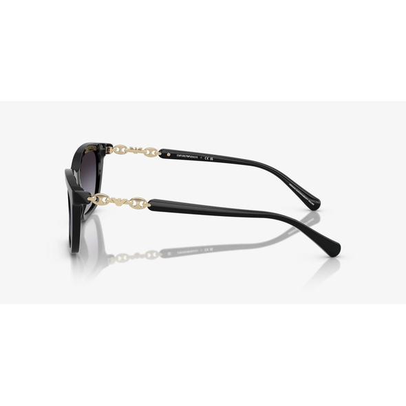 EMPORIO ARMANI 0EA4238 Ladies Eyewear, Shiny Black (50178G), Size: 54