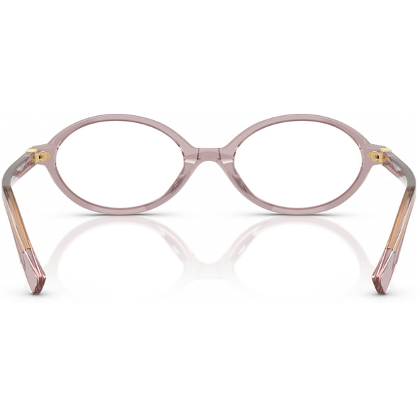 MIU MIU 0MU 01XV Ladies Eyewear, Mauve Transparent (12W1O1), Size: 50