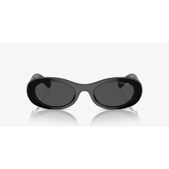 MIU MIU 0MU 06ZS Ladies Eyewear, Black (1AB5S0), Size: 50