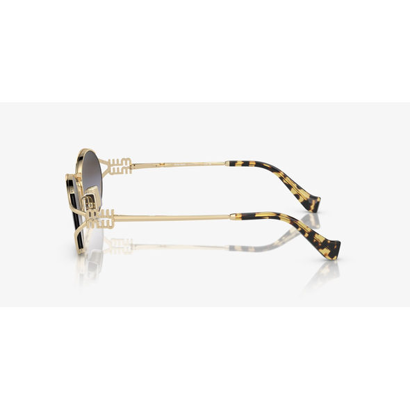 MIU MIU 0MU 52YS Ladies Eyewear, Pale Gold (ZVN5D1), Size: 54