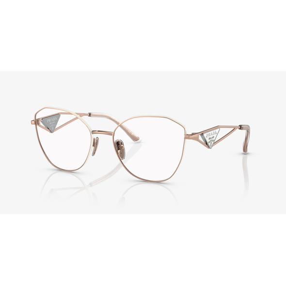 PRADA 0PR 52ZV Ladies Eyewear, Pink Gold (SVF1O1), Size: 55
