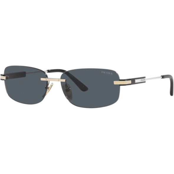 PRADA 0PR 68ZS Men Eyewear, Pale Gold (ZVN09T), Size: 60