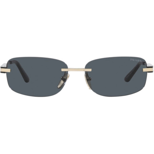 PRADA 0PR 68ZS Men Eyewear, Pale Gold (ZVN09T), Size: 60