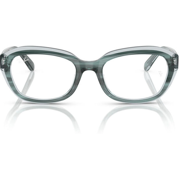 RAY-BAN JUNIOR VISTA 0RY1636 Ladies Eyewear, Striped Green On Transp Gren (3990), Size: 48