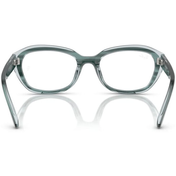 RAY-BAN JUNIOR VISTA 0RY1636 Ladies Eyewear, Striped Green On Transp Gren (3990), Size: 48