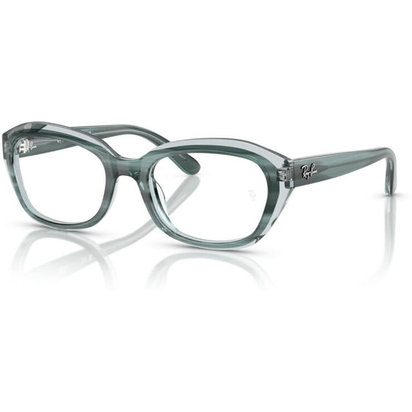 RAY-BAN JUNIOR VISTA 0RY1636 Ladies Eyewear, Striped Green On Transp Gren (3990), Size: 48