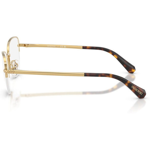 SWAROVSKI 0SK1023 Ladies Eyewear, Gold (4004), Size: 52