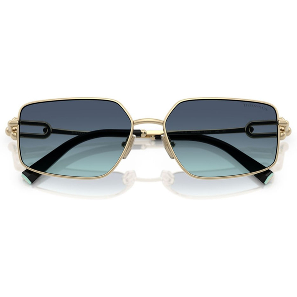 TIFFANY 0TF3111 Unisex Eyewear, Pale Gold (62029S), Size: 58