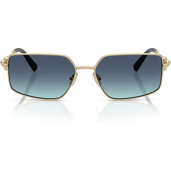 TIFFANY 0TF3111 Unisex Eyewear, Pale Gold (62029S), Size: 58