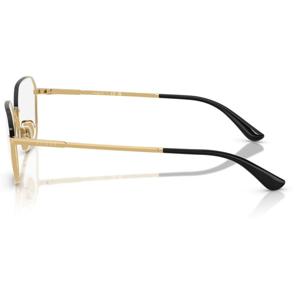 VOGUE 0VO4334 Ladies Eyewear, Gold/Top Black (5210), Size: 54