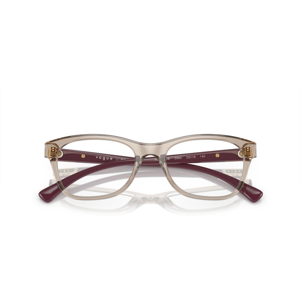 VOGUE 0VO5424B Ladies Eyewear, Transparent Light Brown (2990), Size: 53