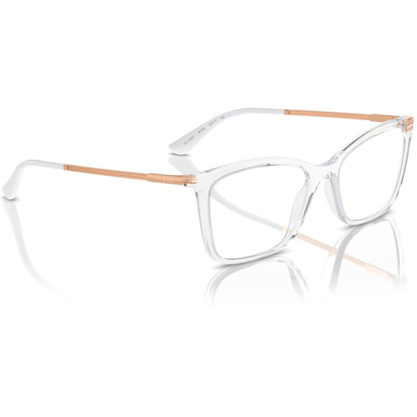 VOGUE 0VO5563 Ladies Eyewear, Transparent (W745), Size: 51