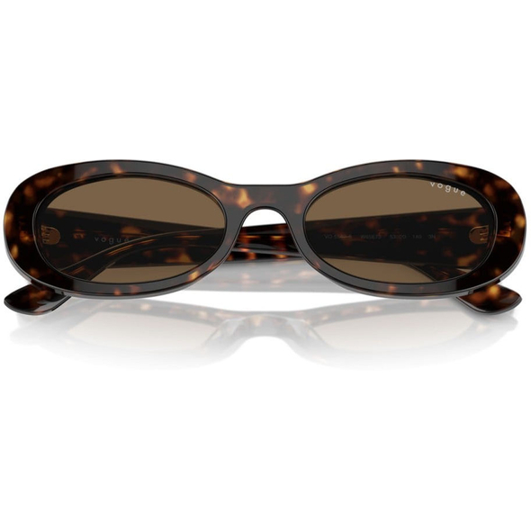 VOGUE 0VO5582S Ladies Eyewear, Dark Havana (W65673), Size: 53