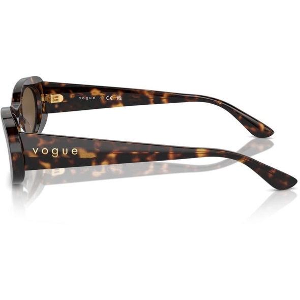 VOGUE 0VO5582S Ladies Eyewear, Dark Havana (W65673), Size: 53