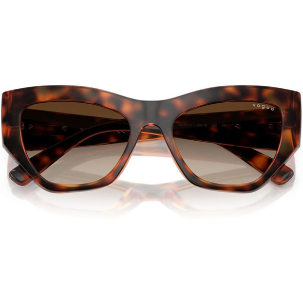 VOGUE 0VO5607S Ladies Eyewear, Dark Havana (W65613), Size: 53