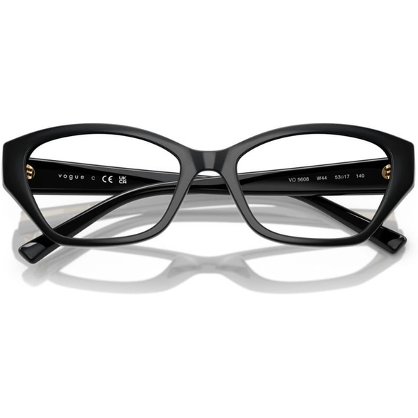 VOGUE 0VO5608 Ladies Eyewear, Black (W44), Size: 53