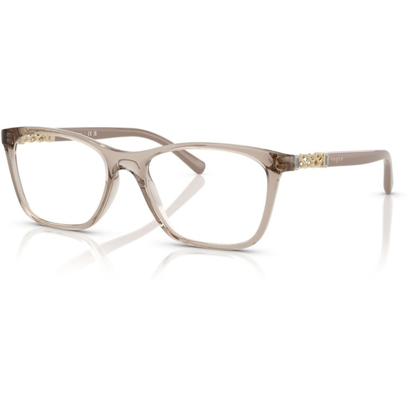 VOGUE 0VO5632B Ladies Eyewear, Transparent Caramel (2990), Size: 53