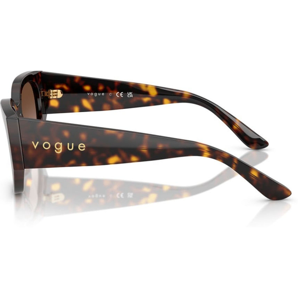VOGUE 0VO5641SU Ladies Eyewear, Dark Havana (W65613), Size: 53