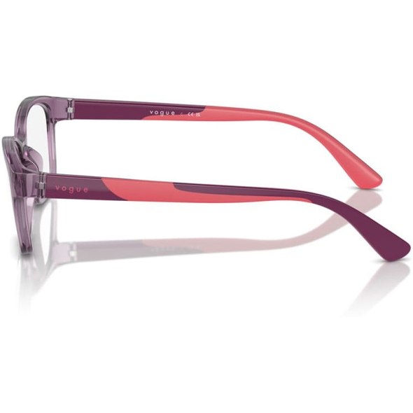 VOGUE JUNIOR VISTA 0VY2024 Ladies Eyewear, Transparent Violet (3064), Size: 49
