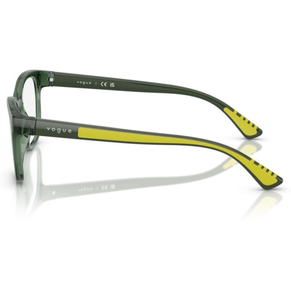 VOGUE JUNIOR VISTA 0VY2033 Ladies Eyewear, Transparent Dark Green (3207), Size: 48